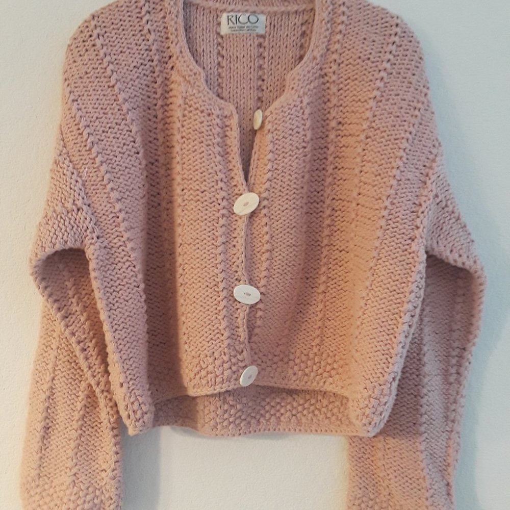 Cropped Pink sweater - Rico brand,  New